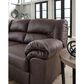 Ashley WillowBend 2-Piece Symmetrical Sectional with RAF Sofa in Umber, , large