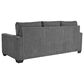 Ashley Rannis Stationary Queen Sofa Sleeper in Pewter, , large