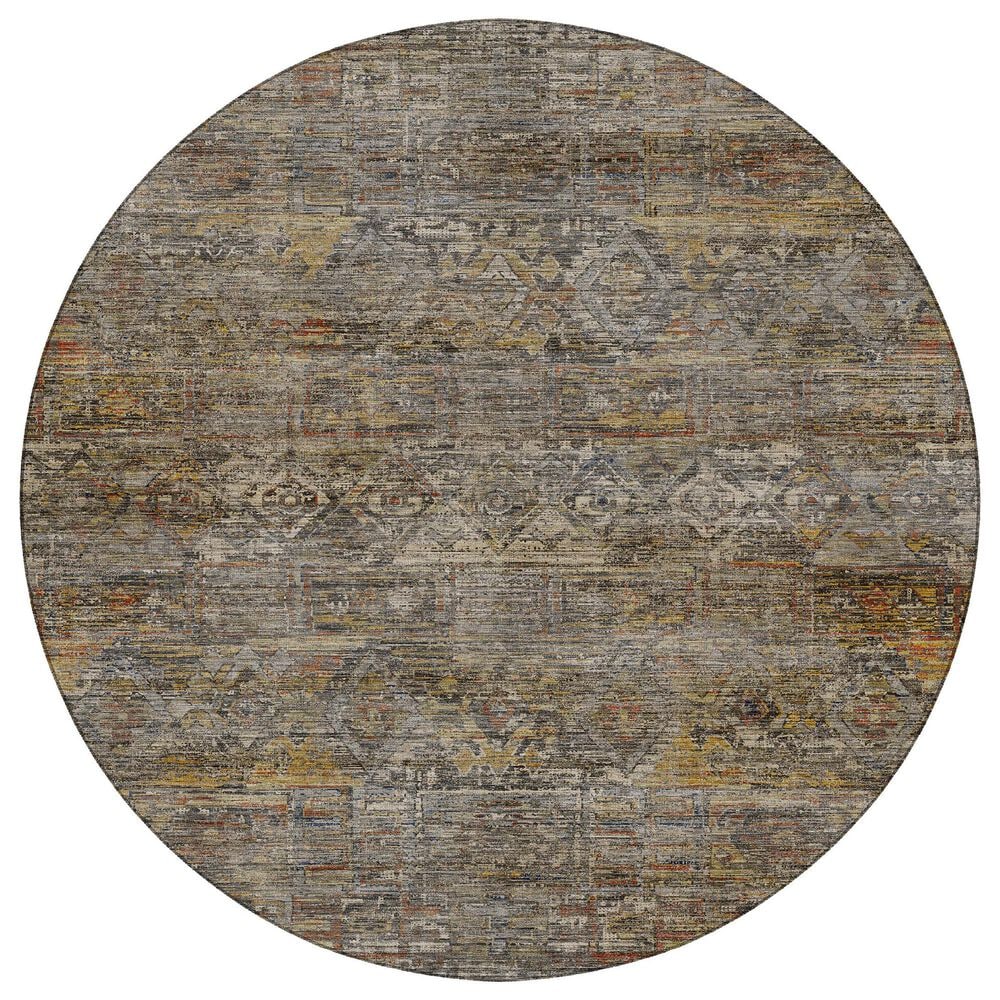 Dalyn Rug Company Vico VC7 Gray 8" Round Area Rug, , large