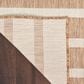 Nourison Positano POS03 Jute and Ivory 8" x 10" Indoor/Outdoor Area Rug, , large