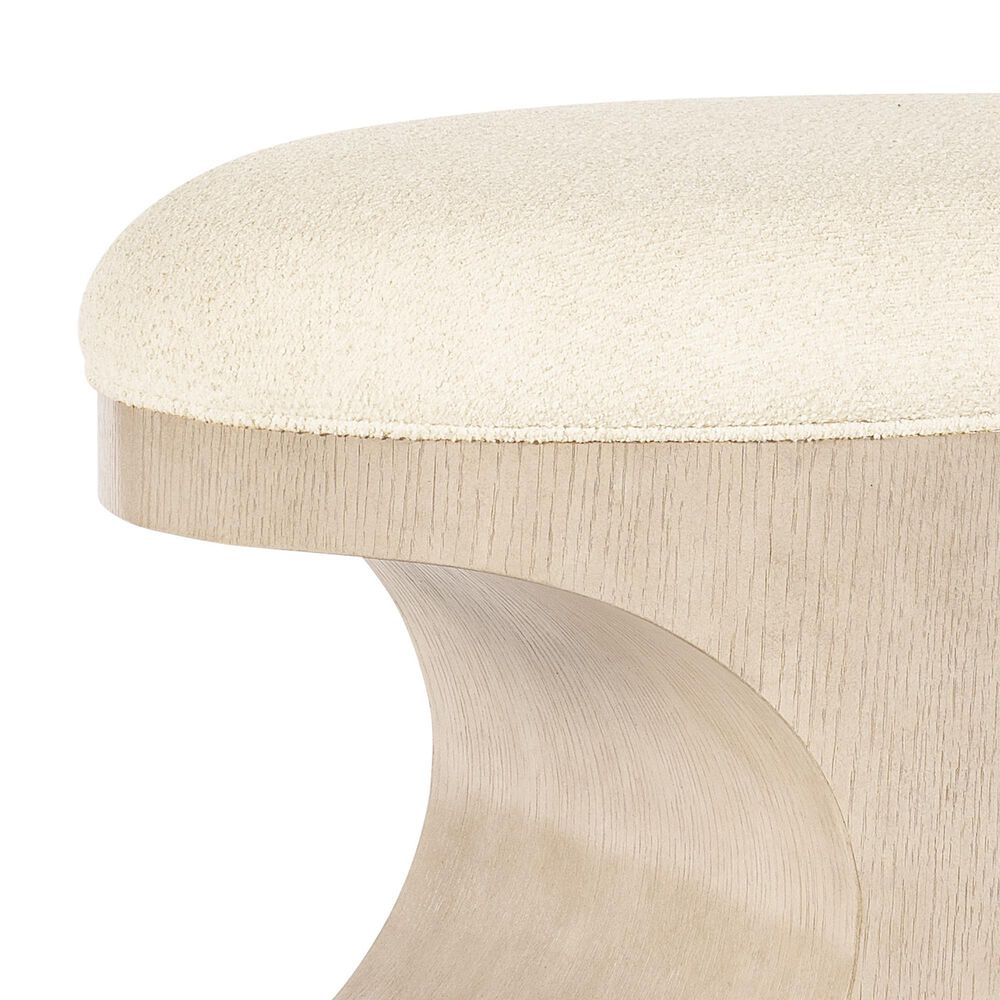 Hooker Furniture Westwood Bench in Polished Limestone, , large