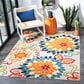 Safavieh Cabana 8" x 10" Ivory and Orange Area Performance Rug, , large