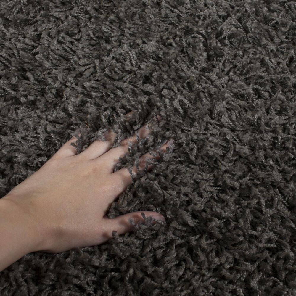Safavieh Athens Shag SGA119C-210 2&#39;3&quot; x 10&#39; Dark Grey Runner, , large