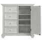 Oxford Baby Weston 2-Piece Crib and Dresser Nursery Set in Vintage White, , large
