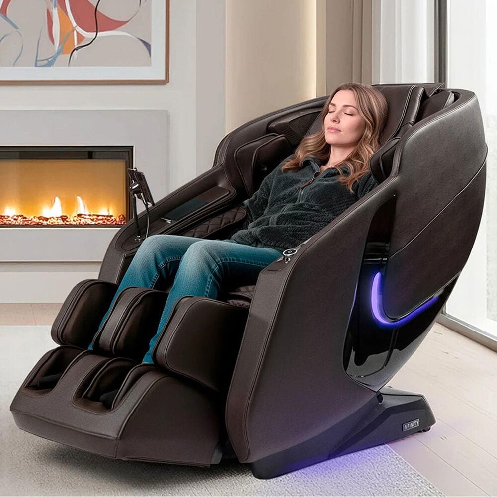 Infinity Massage Chairs Solstice Deluxe Massage Chair in Dark Brown, , large