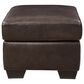 Ashley Santorine Ottoman in Dark Brown, , large
