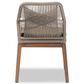 Baxton Studio Jennifer Side Chair in Walnut Brown, , large
