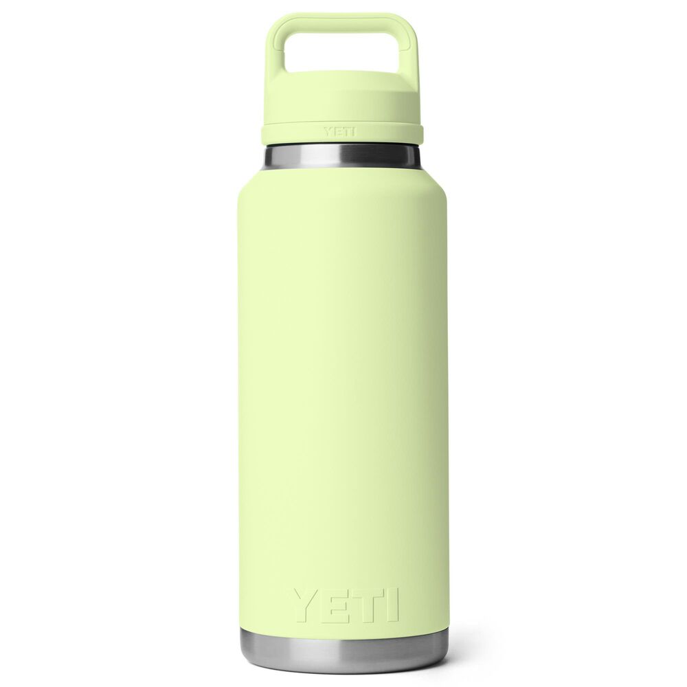 YETI Rambler 46 Oz Water Bottle with Color-Matched Chug Cap in Grasshopper, , large