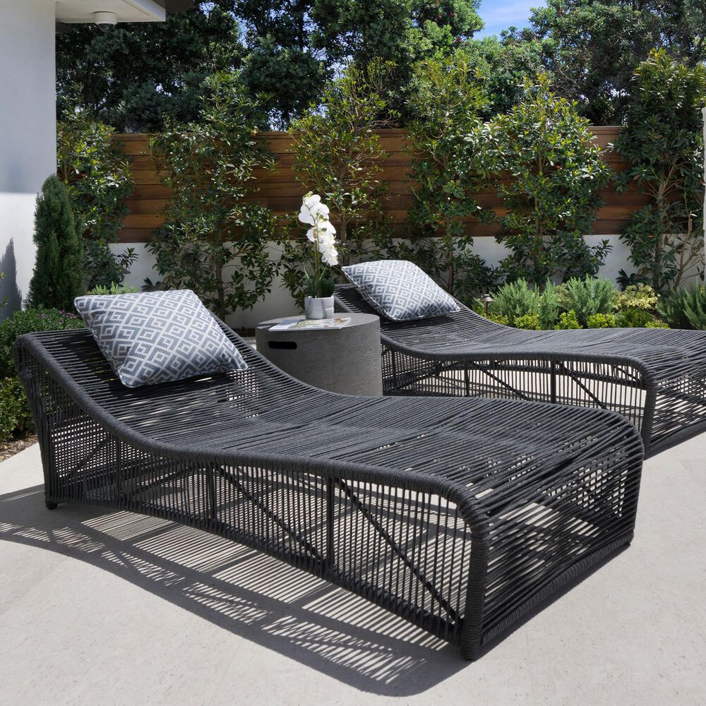 Hooker Furn. Dba Sunset West Milano Chaise Lounge in Slate, , large