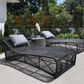 Hooker Furn. Dba Sunset West Milano Chaise Lounge in Slate, , large