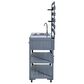 HOMLUX 41.7"" Outdoor Rolling Kitchen Island in Gray, , large
