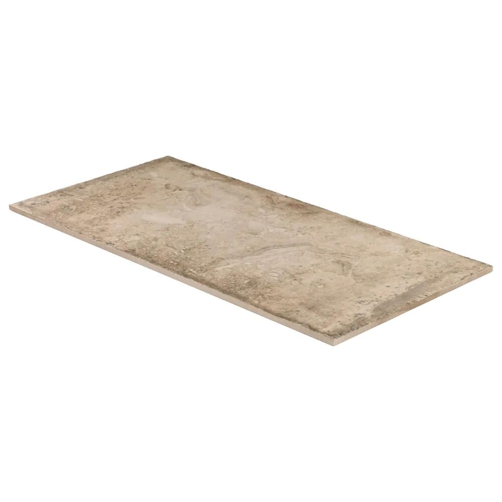 Soho Studio Caruso Delfi Dark Beige 12" x 24" Travertine Look Matte Porcelain Tile, , large