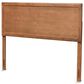 Baxton Studio Alan King Panel Headboard in Ash Walnut, , large