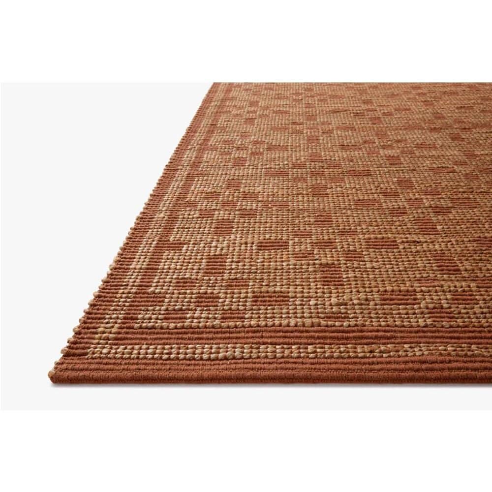 Chris Loves Julia x Loloi Judy 9&#39;3&quot; x 13&#39; Natural and Spice Area Rug, , large