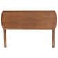 Baxton Studio Laurien King Panel Headboard in Ash Walnut, , large