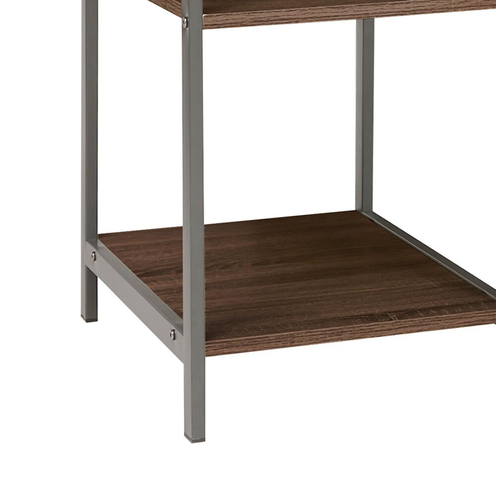 Signature Design by Ashley Soho Home Office Desk and Shelf in Dark Brown, , large