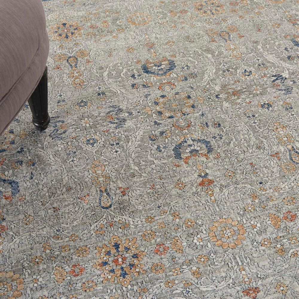 Nourison Starry Nights STN08 10&#39; x 13&#39; Grey Area Rug, , large