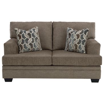 Ashley Stonemeade Stationary Loveseat in Nutmeg, , large