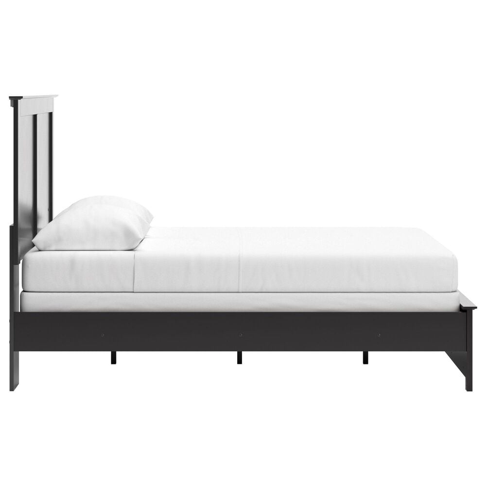 Ashley Maribel Queen Panel Bed in Black, , large