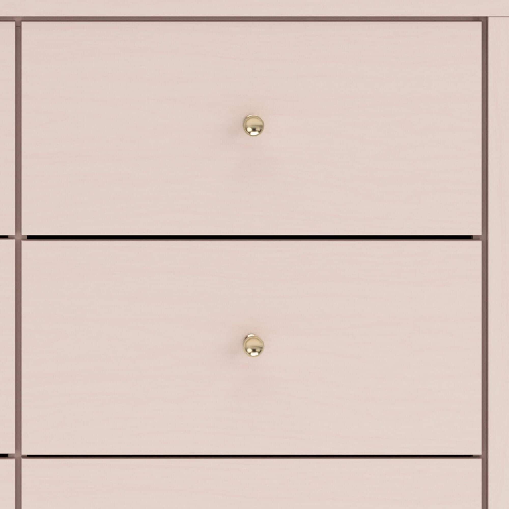 Ashley 4-Piece Full Bed Set in Pink