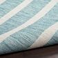 Nourison Positano POS03 Aqua and Ivory 4" x 6" Indoor/Outdoor Area Rug, , large
