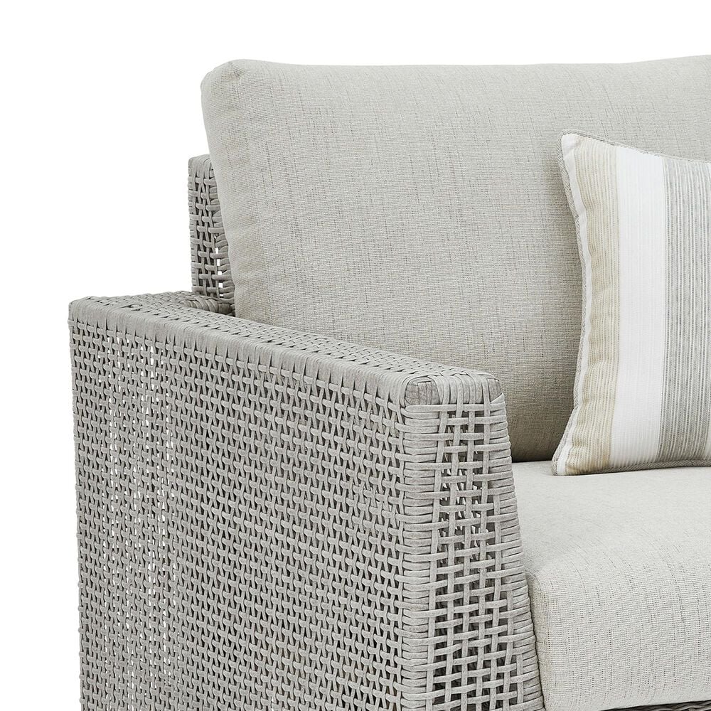 Ashley Seton Creek Swivel Lounge Chair in Gray, , large