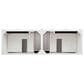James Martin Vanities Bristol 72" Double Bathroom Vanity in Bright White with 3 cm Carrara White Marble Top and Rectangular Sinks, , large