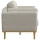 Golden Wave Furniture Reverie Stationary Upholstered Loveseat in Grey, , large