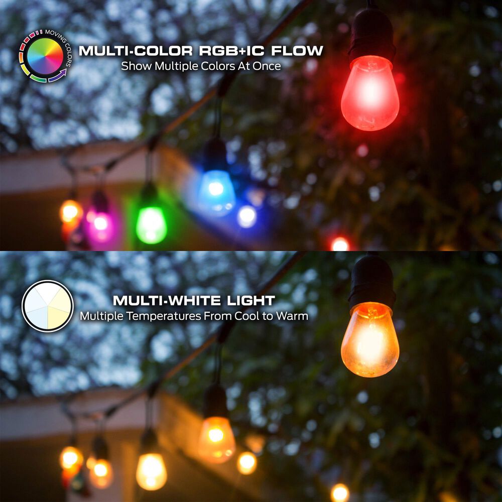 Monster Illuminessence 24 Ft. Smart String Light with Sound Reactive in Multicolor, , large