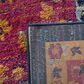 Safavieh Evoke EVK275S 10" x 14" Fuchsia and Orange Area Rug, , large