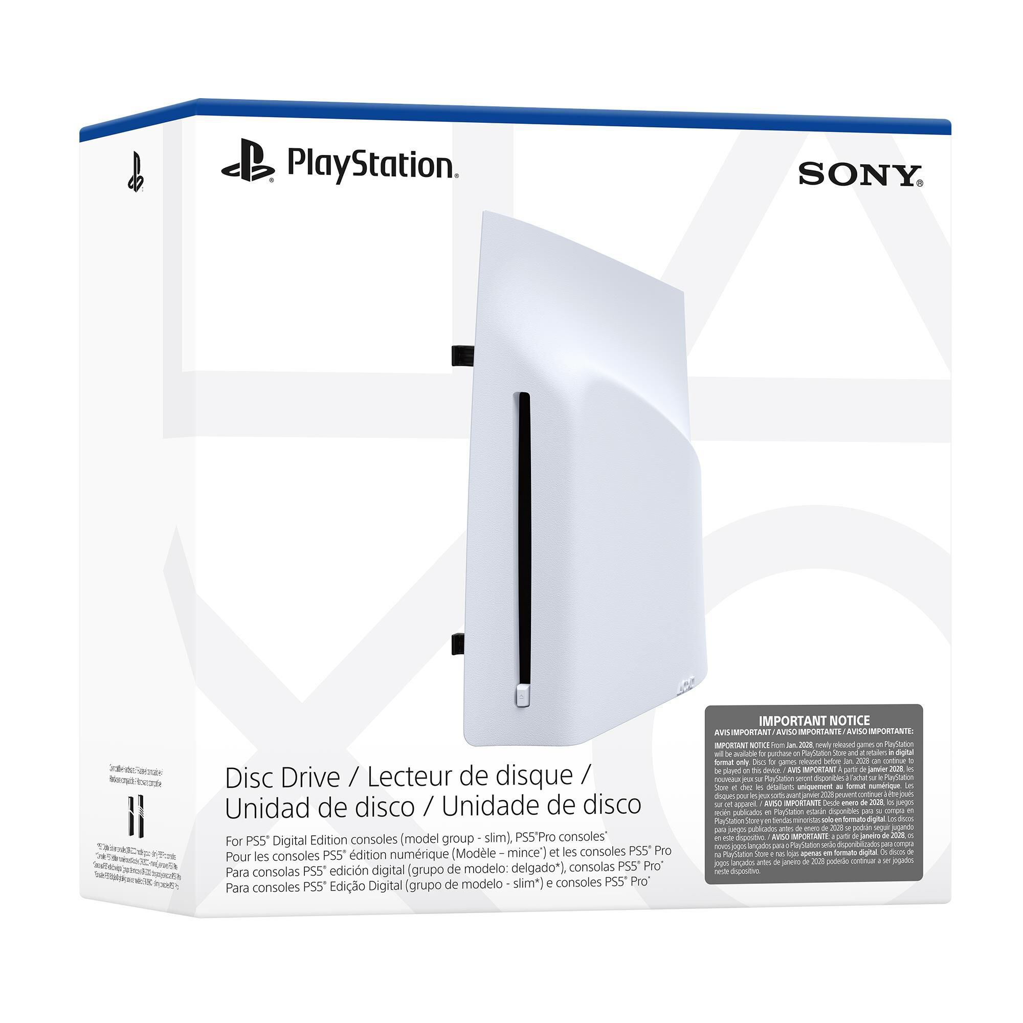 Sony Disc Drive for PS5 Digital Edition Consoles in White