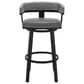 Armen Living Cohen 26" Swivel Counter Stool in Gray, , large