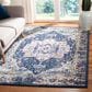 Safavieh Evoke EVK275N 4" x 6" Navy and Grey Area Rug, , large