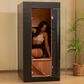 EZlife 1-Person Low EMF Infrared Solo Sauna with Red Light in Charcoal Gray, , large