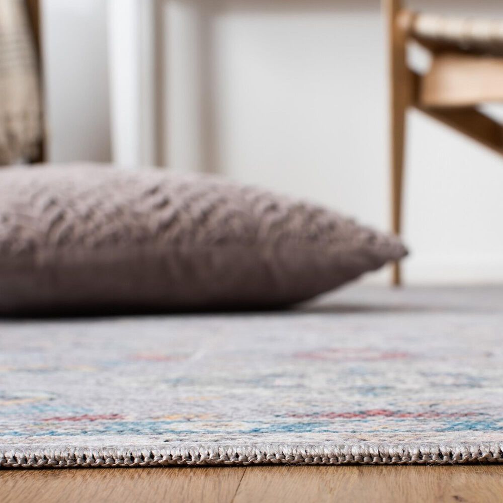 Safavieh Serapi Traditional 6&#39;7&quot; Square Grey and Beige Area Rug, , large