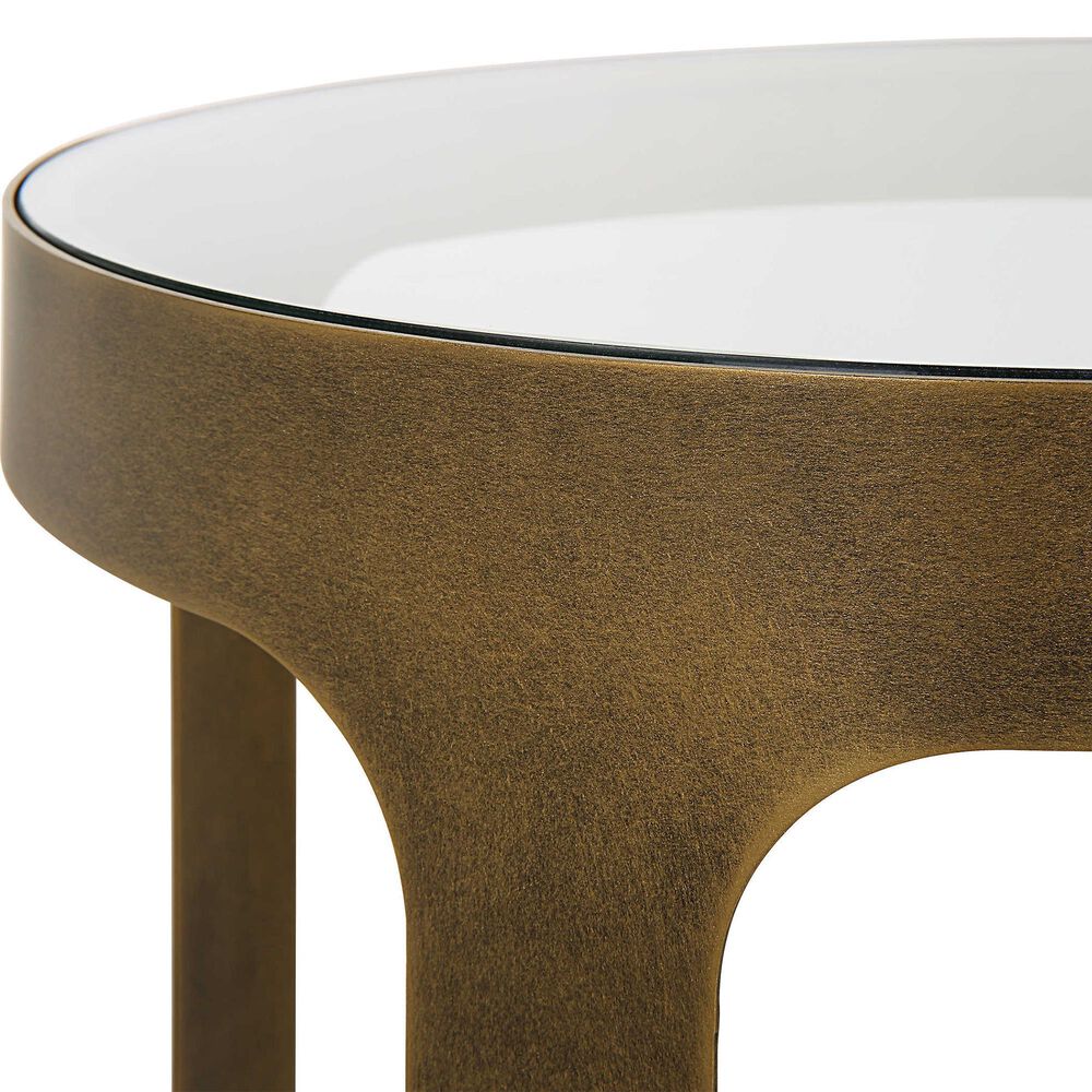Uttermost Accent Table in Antique Gold, , large