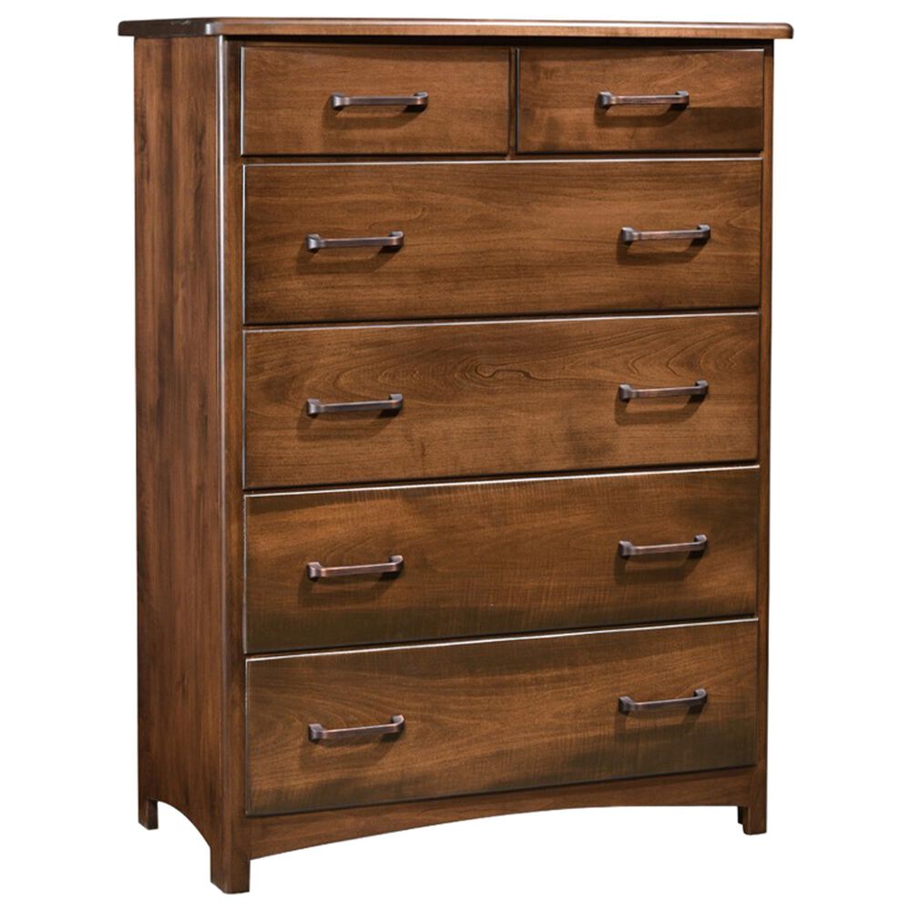 Briarwood Mission Impossible 6-Drawer Chest in Dark Roast, , large
