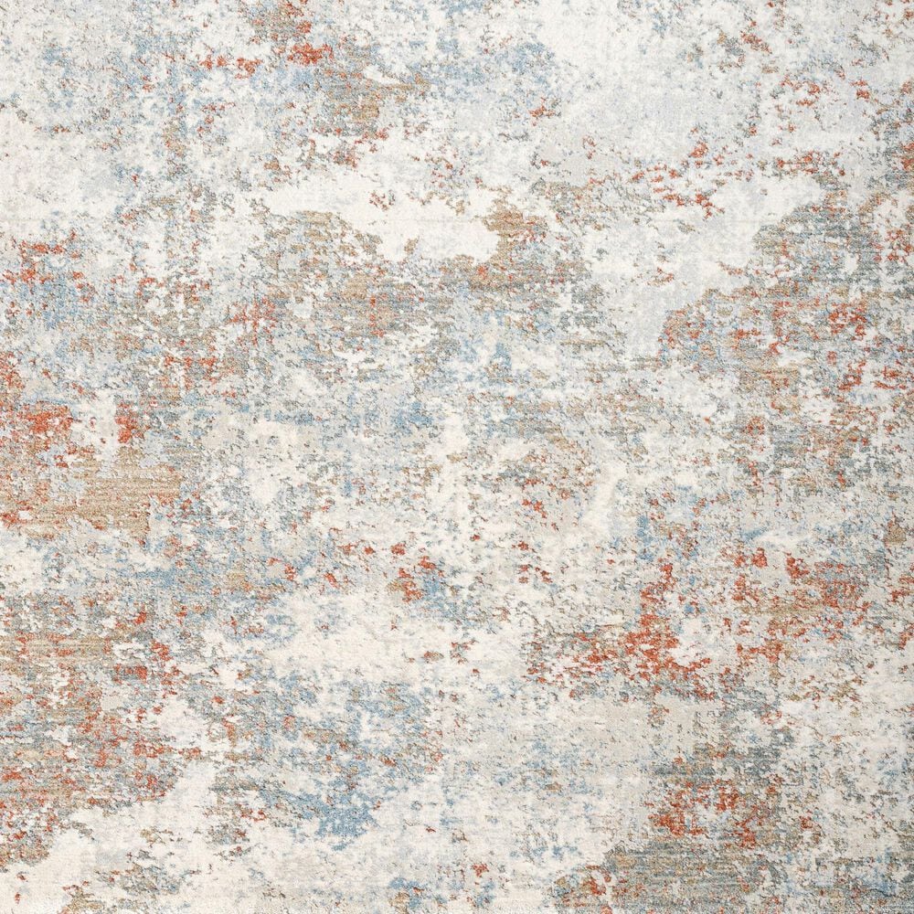 Surya Brunswick 2'7" x 10' Cream, Taupe, Blue, Dusty Coral, Olive and Tan Runner, , large