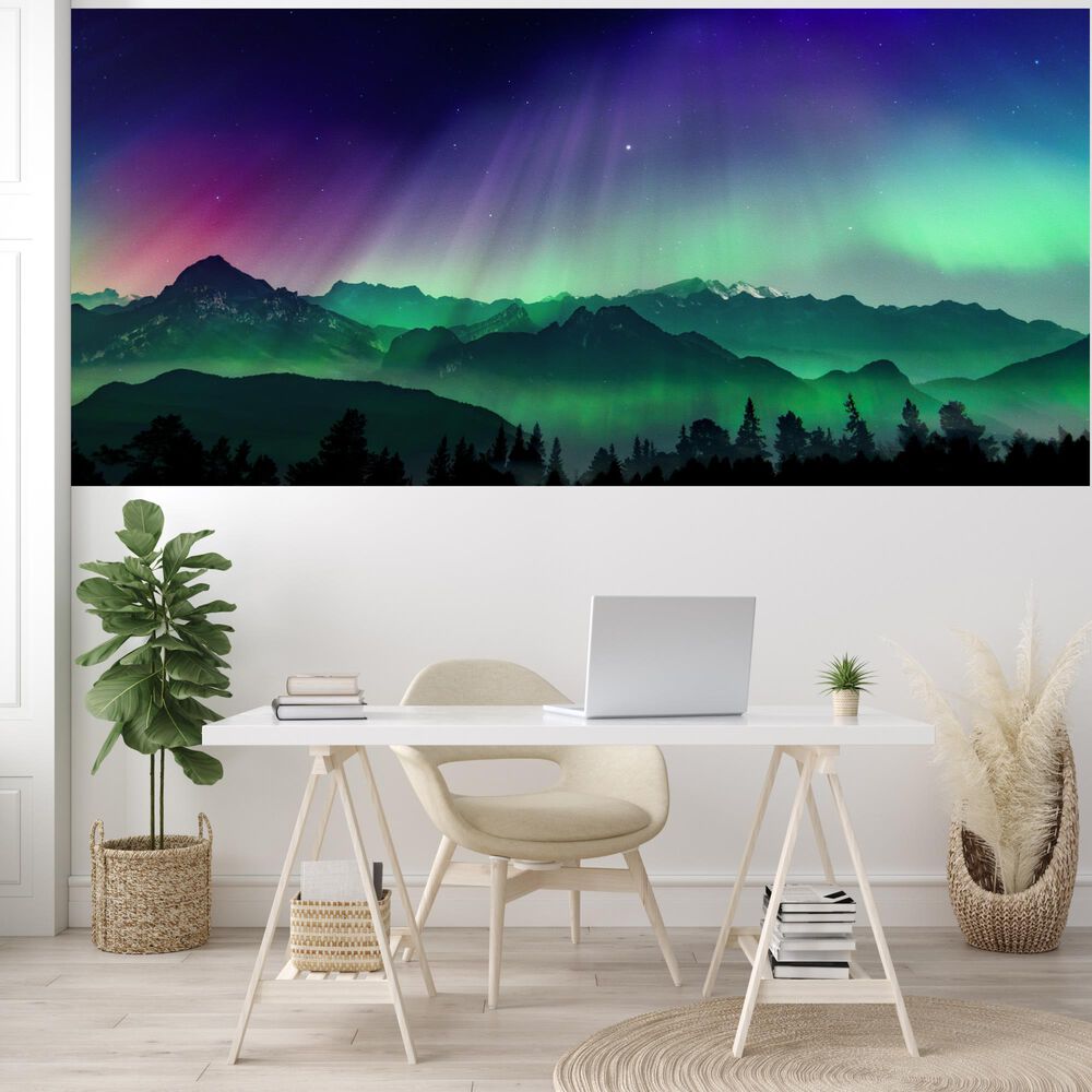 Courtside Market Chicago Skyline 45" x 96" Mural, , large