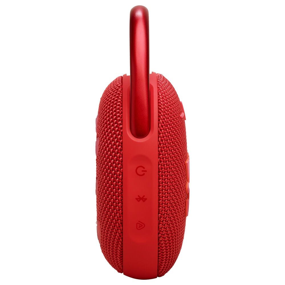 JBL Clip 5 Portable Waterproof Bluetooth Speaker in Red, , large