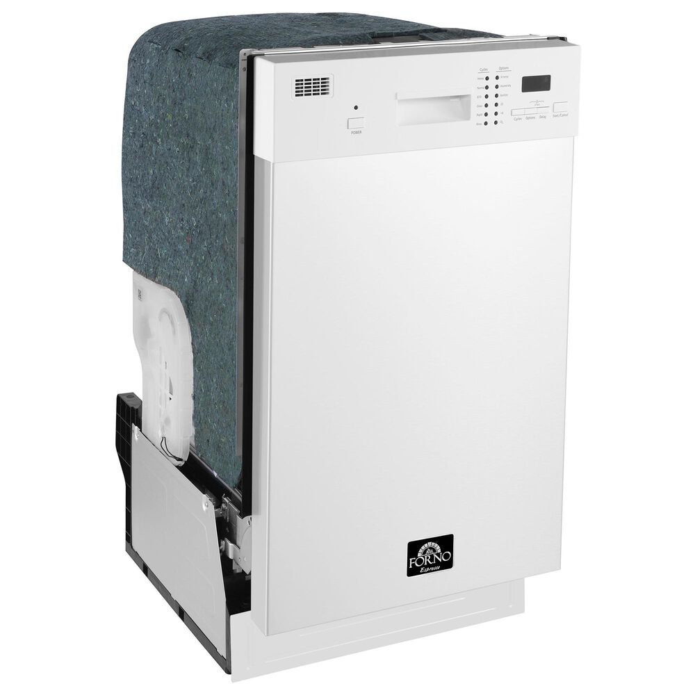 Forno Polo 18" Built-In Dishwasher with 8 Place Settings in White, , large