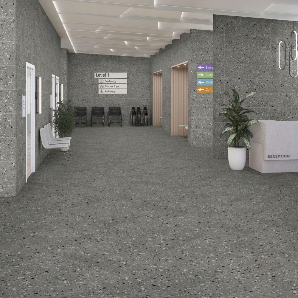 Dal-Tile Poke Smoke Flecks 12" x 24" Porcelain Tile, , large
