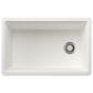 Blanco Inteos 30" Undermount Single Bowl Kitchen Sink in White, , large