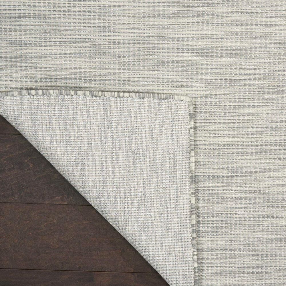 Nourison Positano 2&#39;2&quot; x 10&#39; Light Grey Indoor/Outdoor Runner, , large