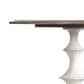 Hooker Furniture Melange Brynlee 42" Table in Walnut and White - Table Only, , large