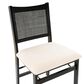 Linon Home Decor Bauer Cane Folding Side Chair in Black, , large
