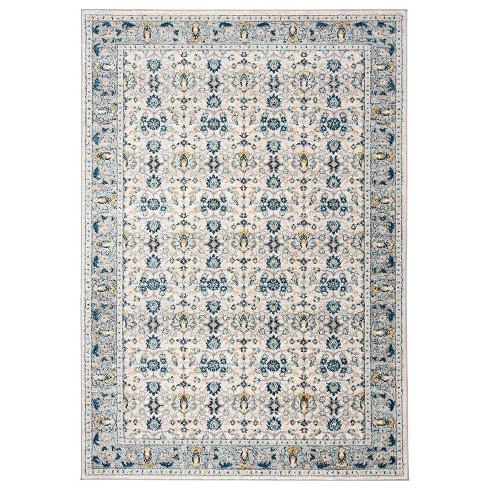 Safavieh Madison MAD151N 5" x 7" Ivory and Navy Area Rug, , large