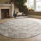 Radici USA Livigno Southwestern 5"3" Round Beige Area Rug, , large