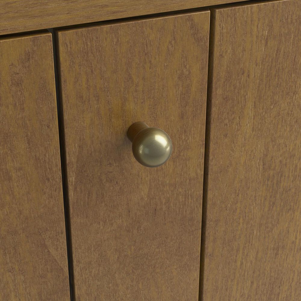 James Martin Hudson 60" Double Bathroom Vanity in Honey Oak with 3 cm Siberian Silestone Top and Rectangular Sinks, , large