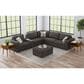 Mayberry Hill Options One 5-Piece Stationary Symmetrical Sectional in Ash, , large